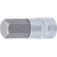 BGS 4295 Bit-Einsatz | Länge 70 mm | Antrieb Innenvierkant 12,5 mm (1/2") | Innensechskant 22 mm