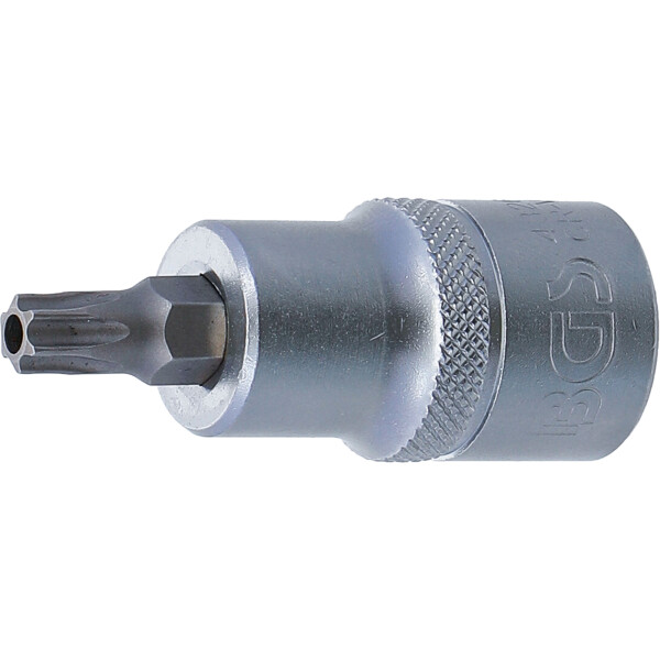 BGS 4326 Bit-Einsatz | Antrieb Innenvierkant 12,5 mm (1/2") | T-Profil (für Torx) mit Bohrung T40