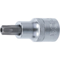 BGS 4328 Bit-Einsatz | Antrieb Innenvierkant 12,5 mm (1/2") | T-Profil (für Torx) mit Bohrung T50