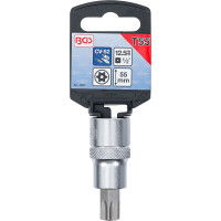 BGS 4329 Bit-Einsatz | Antrieb Innenvierkant 12,5 mm (1/2") | T-Profil (für Torx) mit Bohrung T55