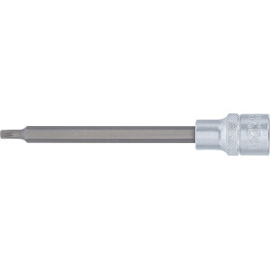 BGS 4330 Bit-Einsatz | Länge 140 mm | Antrieb Innenvierkant 12,5 mm (1/2") | Innenvielzahn (für XZN) M5