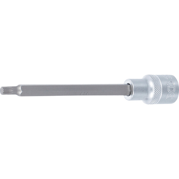 BGS 4331 Bit-Einsatz | Länge 140 mm | Antrieb Innenvierkant 12,5 mm (1/2") | Innenvielzahn (für XZN) M6