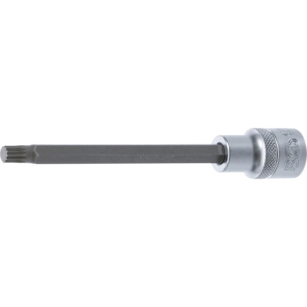 BGS 4332 Bit-Einsatz | Länge 140 mm | Antrieb Innenvierkant 12,5 mm (1/2") | Innenvielzahn (für XZN) M8