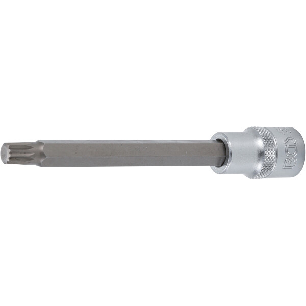 BGS 4333 Bit-Einsatz | Länge 140 mm | Antrieb Innenvierkant 12,5 mm (1/2") | Innenvielzahn (für XZN) M9