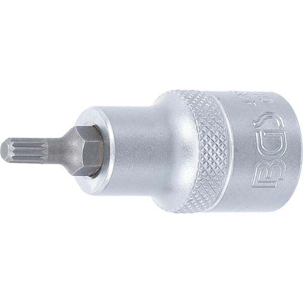 BGS 4350 Bit-Einsatz | Antrieb Innenvierkant 12,5 mm (1/2") | Innenvielzahn (für XZN) M5