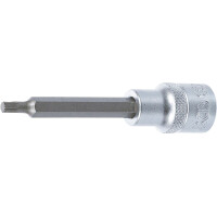 BGS 4359 Bit-Einsatz | Länge 100 mm | Antrieb Innenvierkant 12,5 mm (1/2") | Innenvielzahn (für XZN) M5
