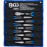 BGS 4401 Langbeck- / Flach- und Zündkerzen-Stecker-Zangen-Satz | extra lang | 9-tlg.