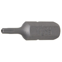 BGS 4410 Bit | Länge 30 mm | Antrieb Außensechskant 8 mm (5/16") | T-Profil (für Torx) mit Bohrung T10