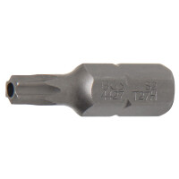 BGS 4427 Bit | Länge 30 mm | Antrieb Außensechskant 8 mm (5/16") | T-Profil (für Torx) mit Bohrung T27