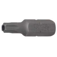 BGS 4430 Bit | Länge 30 mm | Antrieb Außensechskant 8 mm (5/16") | T-Profil (für Torx) mit Bohrung T30