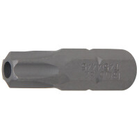 BGS 4445 Bit | Länge 30 mm | Antrieb Außensechskant 8 mm (5/16") | T-Profil (für Torx) mit Bohrung T45