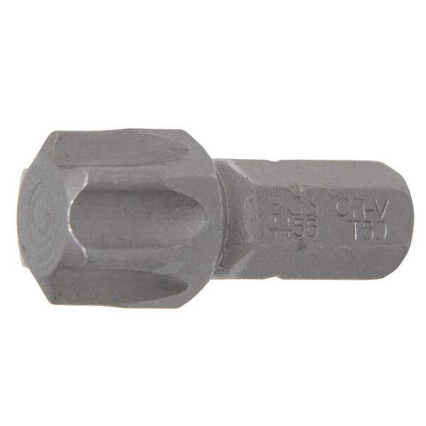 BGS 4456 Bit | Länge 30 mm | Antrieb Außensechskant 8 mm (5/16") | T-Profil (für Torx) T60