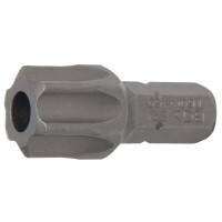 BGS 4460 Bit | Länge 30 mm | Antrieb Außensechskant 8 mm (5/16") | T-Profil (für Torx) mit Bohrung T60