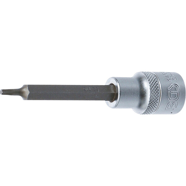 BGS 4468 Bit-Einsatz | Länge 100 mm | Antrieb Innenvierkant 12,5 mm (1/2") | T-Profil (für Torx) T15