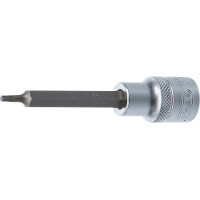 BGS 4468 Bit-Einsatz | Länge 100 mm | Antrieb Innenvierkant 12,5 mm (1/2") | T-Profil (für Torx) T15