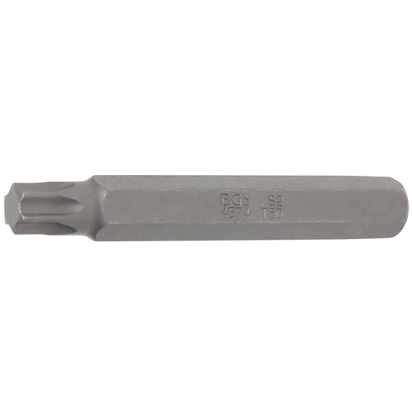 BGS 4574 Bit | Länge 75 mm | Antrieb Außensechskant 10 mm (3/8") | T-Profil (für Torx) T50