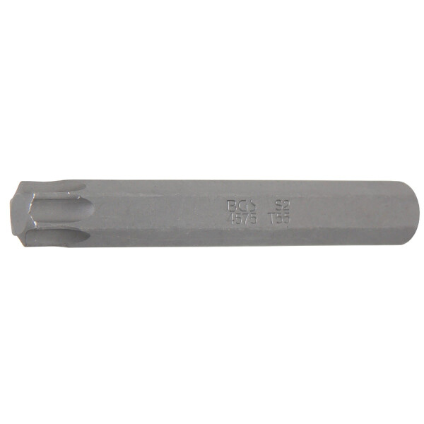 BGS 4575 Bit | Länge 75 mm | Antrieb Außensechskant 10 mm (3/8") | T-Profil (für Torx) T55
