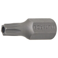 BGS 4640 Bit | Länge 30 mm | Antrieb Außensechskant 10 mm (3/8") | T-Profil (für Torx) mit Bohrung T40