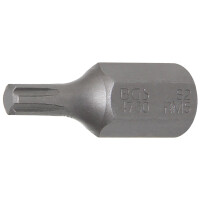 BGS 4760 Bit | Länge 30 mm | Antrieb Außensechskant 10 mm (3/8") | Keil-Profil (für RIBE) M5