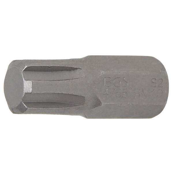BGS 4765 Bit | Länge 30 mm | Antrieb Außensechskant 10 mm (3/8") | Keil-Profil (für RIBE) M10