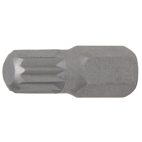 BGS 4853 Bit | Länge 30 mm | Antrieb Außensechskant 10 mm (3/8") | Innenvielzahn (für XZN) M10