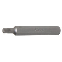 BGS 4860 Bit | Länge 75 mm | Antrieb Außensechskant 10 mm (3/8") | Innenvielzahn (für XZN) M6