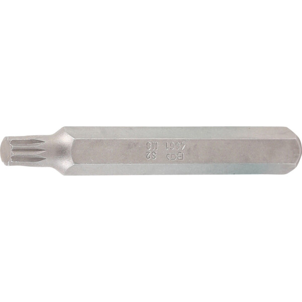 BGS 4861 Bit | Länge 75 mm | Antrieb Außensechskant 10 mm (3/8") | Innenvielzahn (für XZN) M8