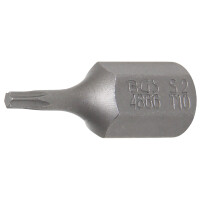 BGS 4866 Bit | Länge 30 mm | Antrieb Außensechskant 10 mm (3/8") | T-Profil (für Torx) T10