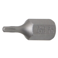 BGS 4868 Bit | Länge 30 mm | Antrieb Außensechskant 10 mm (3/8") | T-Profil (für Torx) T15