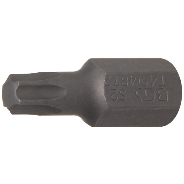 BGS 4872 Bit | Länge 30 mm | Antrieb Außensechskant 10 mm (3/8") | T-Profil (für Torx) T40