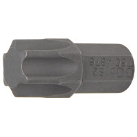 BGS 4876 Bit | Länge 30 mm | Antrieb Außensechskant 10 mm (3/8") | T-Profil (für Torx) T60