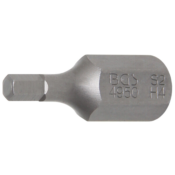 BGS 4950 Bit | Länge 30 mm | Antrieb Außensechskant 10 mm (3/8") | Innensechskant 4 mm