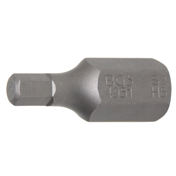 BGS 4951 Bit | Länge 30 mm | Antrieb Außensechskant 10 mm (3/8") | Innensechskant 5 mm
