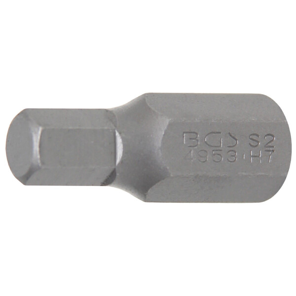 BGS 4953 Bit | Länge 30 mm | Antrieb Außensechskant 10 mm (3/8") | Innensechskant 7 mm