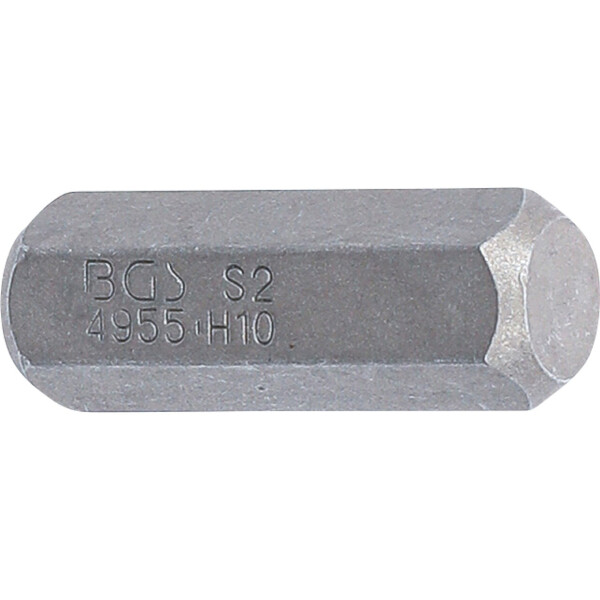 BGS 4955 Bit | Länge 30 mm | Antrieb Außensechskant 10 mm (3/8") | Innensechskant 10 mm