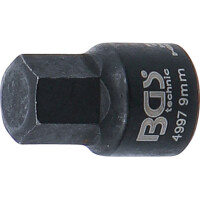 BGS 4997 Bremssattel-Einsatz | Innensechskant | extra kurz | 9 mm