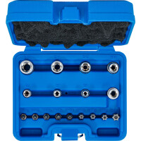 BGS 5023 Bit- und Steckschlüssel-Satz | E-Profil / T-Profil (für Torx) | 17-tlg.