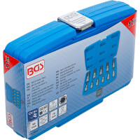BGS 5053 Bit-Einsatz-Satz | Antrieb Innenvierkant 12,5 mm (1/2") | Innensechskant 7/32" - 13/16" | Zollgrößen | 11-tlg.