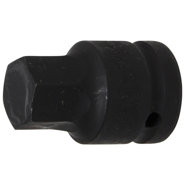 BGS 5054-23 Kraft-Bit-Einsatz | Länge 55 mm | Antrieb Innenvierkant 20 mm (3/4") | Innensechskant 23 mm