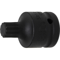 BGS 5054-M16 Kraft-Bit-Einsatz | Länge 55 mm | Antrieb Innenvierkant 20 mm (3/4") | Innenvielzahn (für XZN) M16