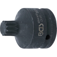 BGS 5054-M18 Kraft-Bit-Einsatz | Länge 55 mm | Antrieb Innenvierkant 20 mm (3/4") | Innenvielzahn (für XZN) M18