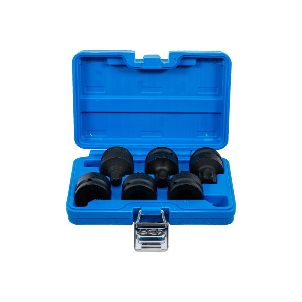 BGS 5055 Kraft-Bit-Einsatz-Satz | Antrieb Innenvierkant 20 mm (3/4") | T-Profil (für Torx) T55 - T100 | 6 tlg.