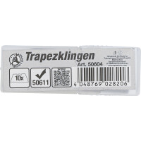 BGS Diy 50604 Trapezklingen-Satz | für Art. 50611, 50614 | 10-tlg.