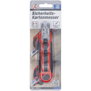 BGS Diy 50614 Sicherheits-Kartonmesser | 140 mm
