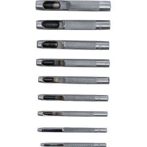 BGS Diy 50619 Locheisen-Satz | 2,5 - 10 mm | 9-tlg.
