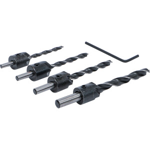 BGS Diy 50790 Holzbohrer-Satz mit Senker | 4-tlg.