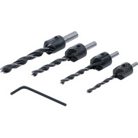 BGS Diy 50790 Holzbohrer-Satz mit Senker | 4-tlg.