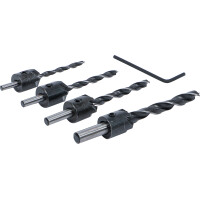 BGS Diy 50790 Holzbohrer-Satz mit Senker | 4-tlg.