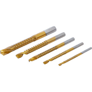 BGS Diy 50795 HSS-Fräsbohrer-Satz | titan-nitriert |...