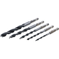 BGS Diy 50799 Holzbohrer-Satz | 4 - 10 mm | Sechskantantrieb | 5-tlg.